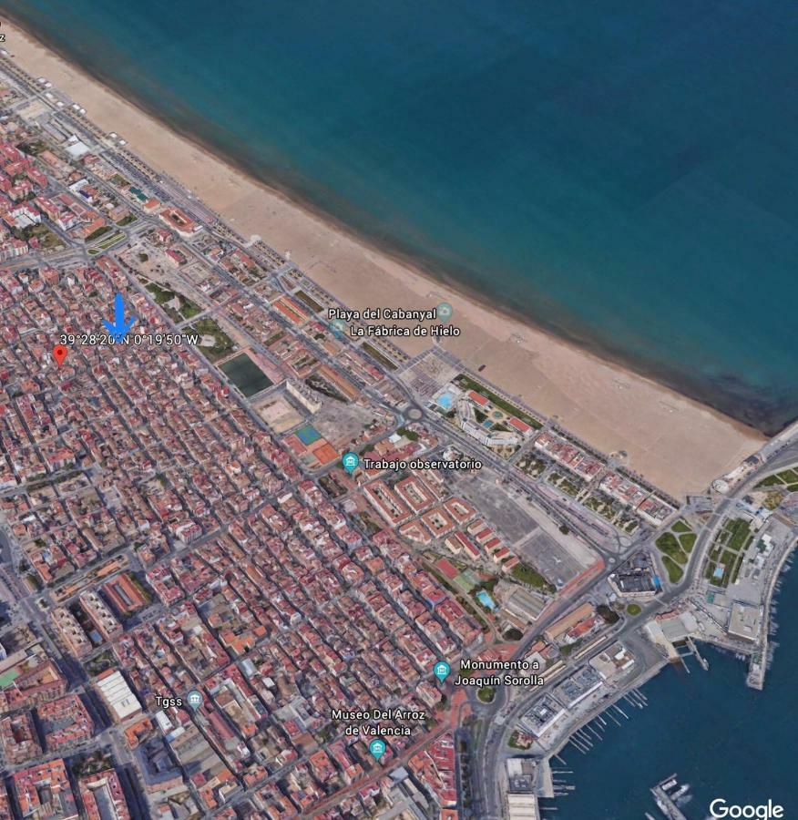 La Casita Azul De La Playa Διαμέρισμα Βαλένθια Εξωτερικό φωτογραφία